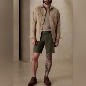 Banana Republic Dessert Tyme 9" Lived In Men's Shorts Size 38